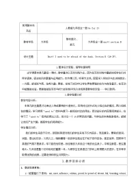 英语九年级全册Section B精品表格课后复习题