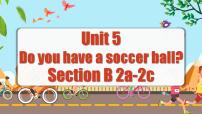 初中英语人教新目标 (Go for it) 版七年级上册Unit 5 Do you have a soccer ball?Section B优秀课件ppt