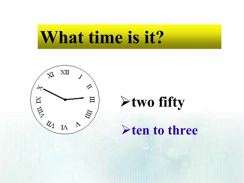 《Unit 2 What time do you go to school》教学课件1-七年级下册新目标英语【人教版】05