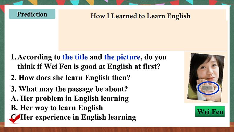人教新目标版英语九上Unit1《How can we become good learners?》SectionA 3a-3c课件第5页
