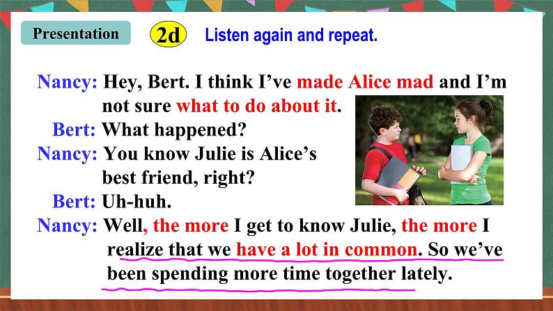 人教新目标版英语九下Unit 11《Sad movies make me cry.》SectionA 2d Grammar Focus-4c课件第6页