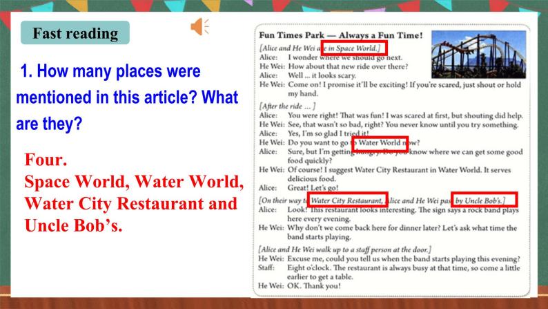 人教新目标版英语九上Unit 3《Could you please tell me where the restrooms are？》Section A 3a-3c课件+音视频素材04