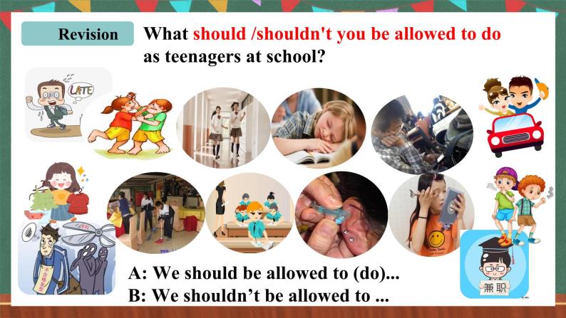 人教新目标版英语九上Unit 7《Teenagers should be allowed to choose their own clothes. 》SectionB 1a-1e课件+音视频素材03