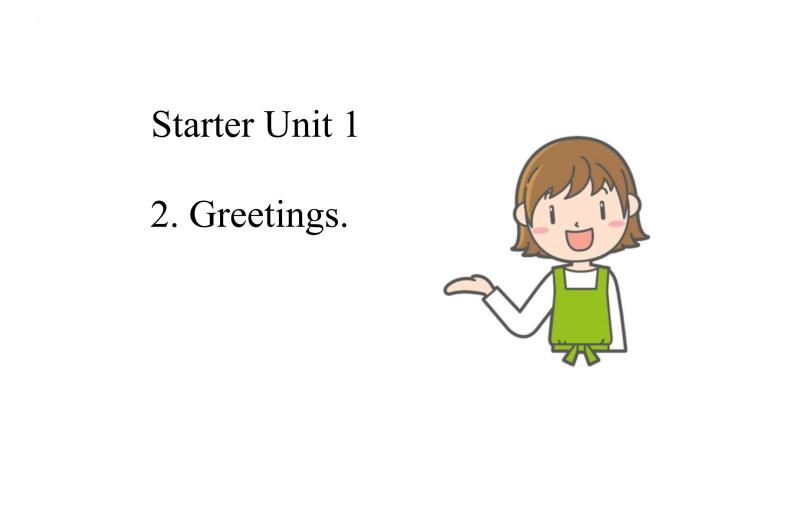 Starter unit1复习课件2022-2023学年人教版英语七年级上册07