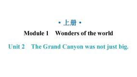 初中英语外研版 (新标准)九年级上册Unit 2 The Grand Canyon was not just big.集体备课ppt课件