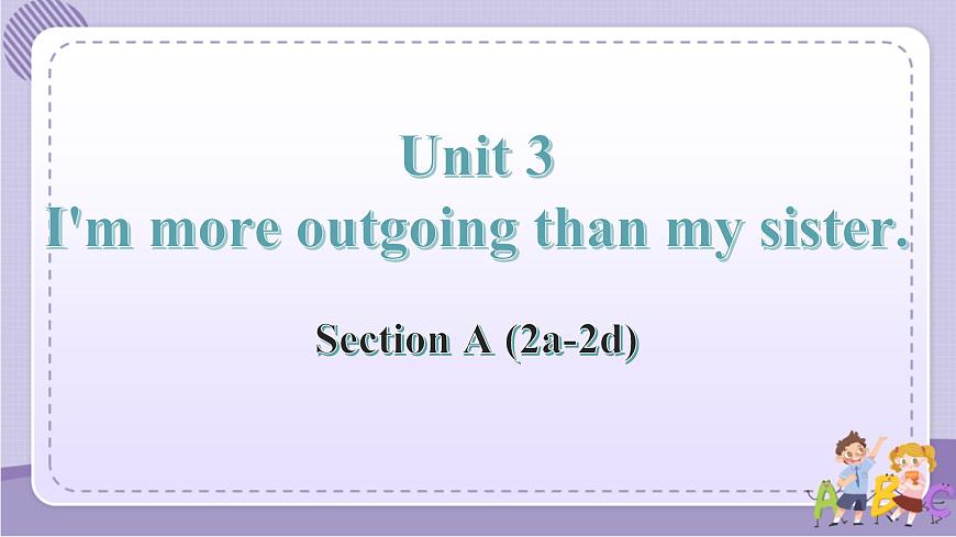 Unit 3 Section A (2a-2d)第1頁