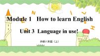 外研版 (新标准)八年级上册Module 1 How to learn EnglishUnit 3 Language in use .教学课件ppt