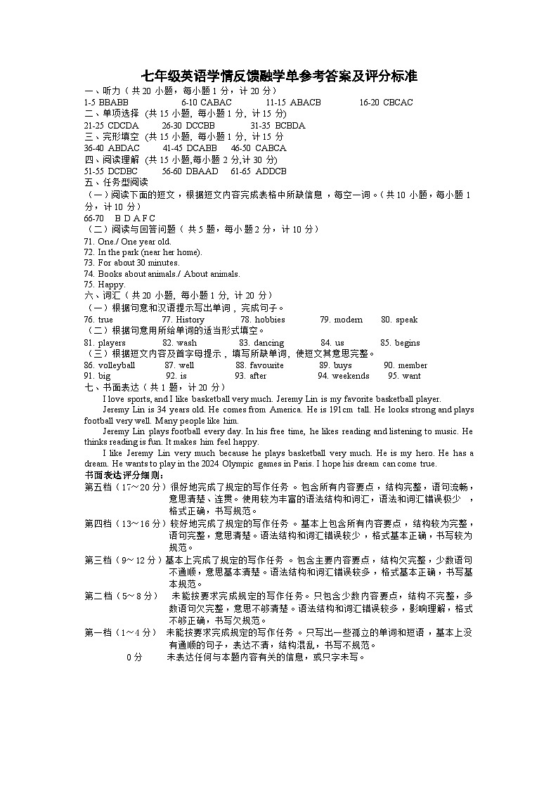 參考答案第1頁
