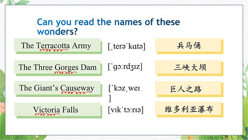 外研九上Module 1 Wonders of the World Unit 1 【教学课件+教案】04