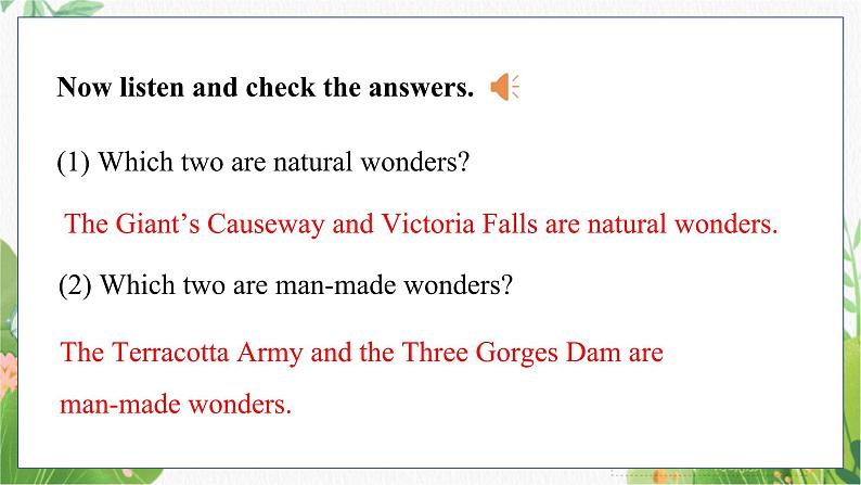 外研九上Module 1 Wonders of the World Unit 1 【教学课件+教案】08