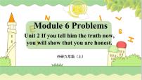 外研版 (新标准)九年级上册Module 6 ProblemsUnit 2 If you tell him the truth now you will show that you are hones