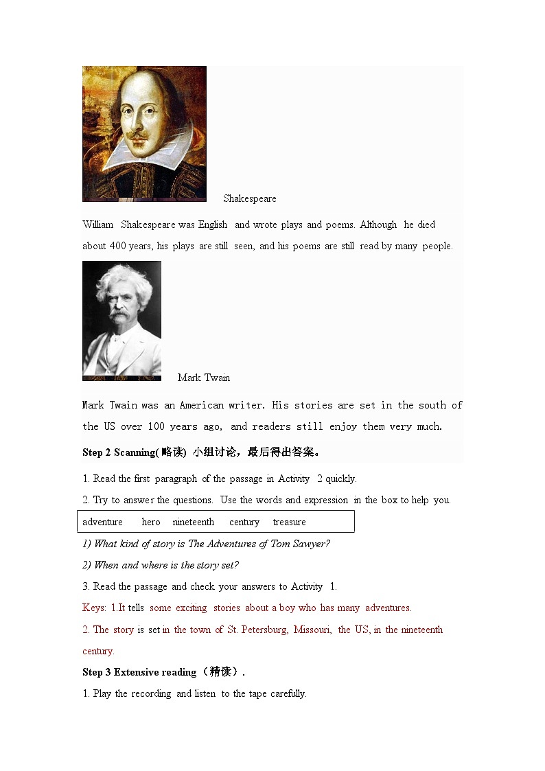 外研九上Module 7 Great Books Unit 2 【教学课件+教案】02