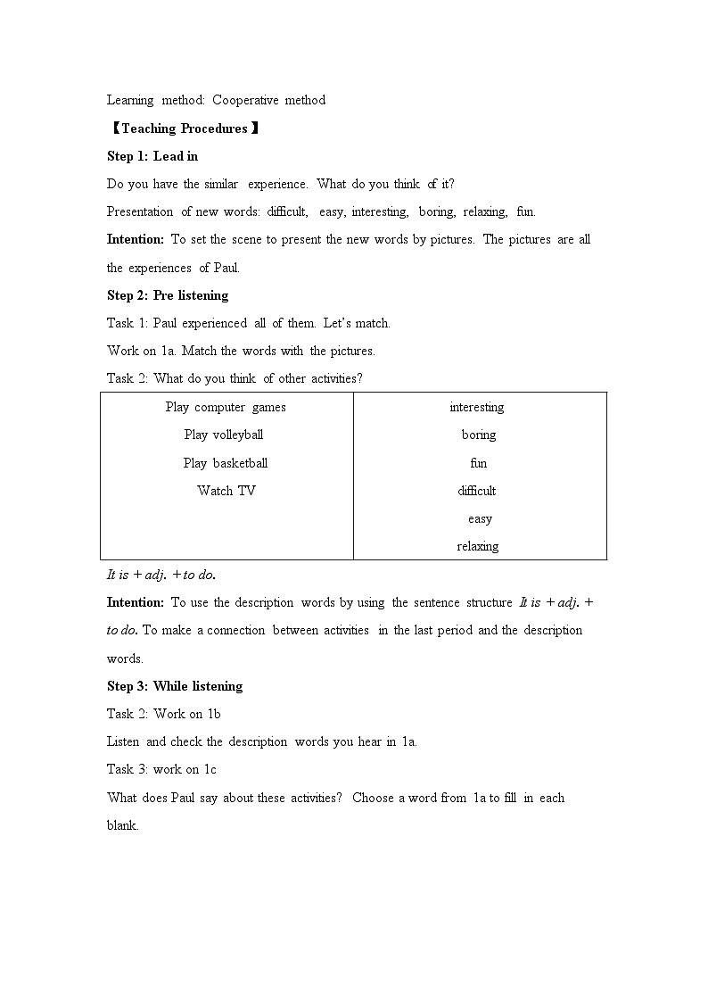 Unit 5 Do you have a soccer ball_ Section B 1a-1e教学设计 人教版英语七年级上册02