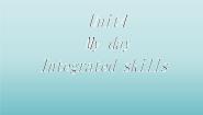 英语七年级上册lntegrated skills教课课件ppt