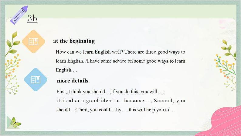 人教新目标Go For It九年级英语上册 Unit1 How can we become good learners SectionB 3a-self Check课件PPT第8页