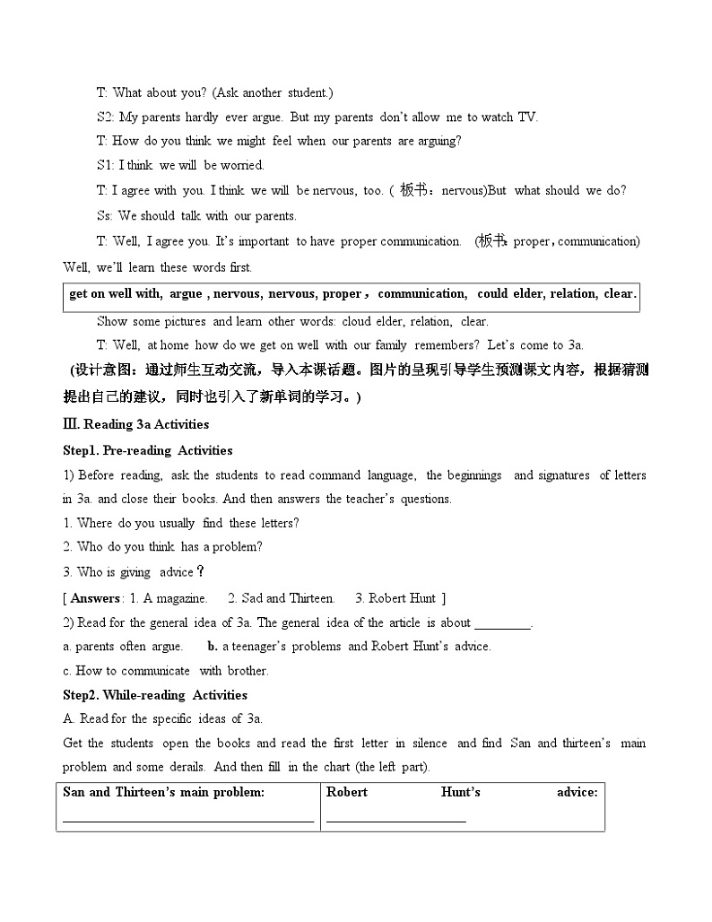 人教新目标(Go for it)版八年级下册 Unit4_SectionA(3a-4c)教案第3页