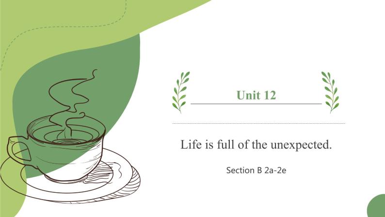 【核心素养目标】人教版初中英语九年级全册 Unit 12 Life is full of the unexpected Section B 2a-2e课件+教案+同步练习（含反思和答案）01