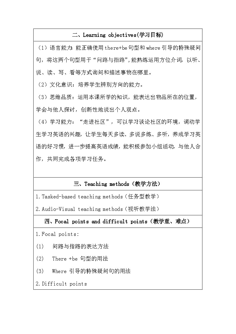 英语七年级下册Unit 8《 Is there a post office near here? 》Section A 1a-1c 视频+课件+教学设计+练习题03