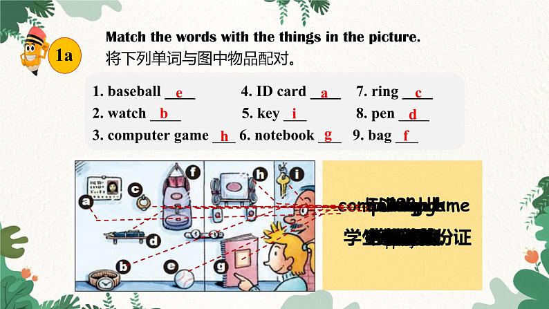 人教新目标版英语七年级上册 Unit 3 Is this your pencil-Section B 1a-1e课件02