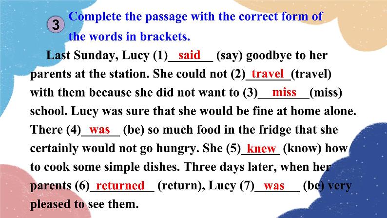 外研版英语九年级上册Unit 3Language in useModule 4 Home alone课件PPT08
