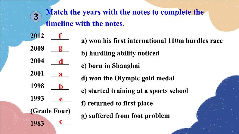 外研版英语九年级上册Unit 2He was invited to competitions around the world.Module 8 Sports life课件PPT第7页