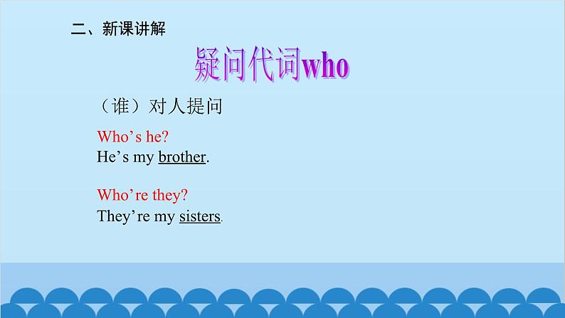 人教新目标版英语七年级上册 Unit 2 This is my sister.Grammar Focus课件第5页