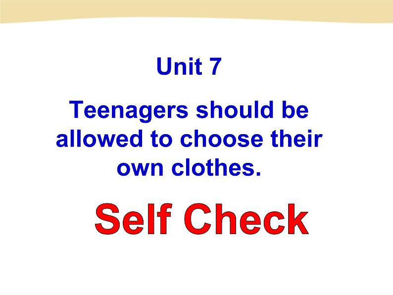 Self Check(共30张PPT)第2页
