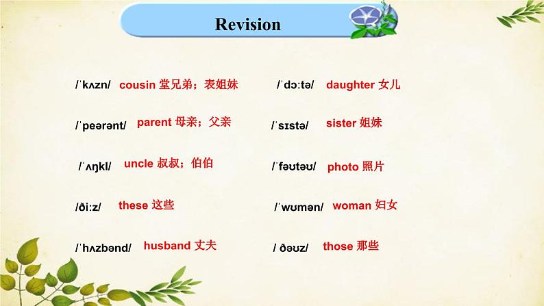 外研版英语七年级上册 Unit 2 These are my parents. Module 2 My family课件04