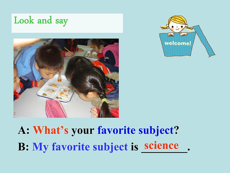 人教新目标版英语七年级上册 Unit 9 My favorite subject is science Section A2课件07