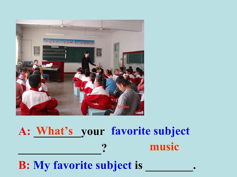人教新目标版英语七年级上册 Unit 9 My favorite subject is science Section A2课件08