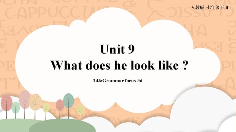 人教新目标版英语七下Unit 9《 What does he look like？》SectionA 2d&Grammar focus-3d 优质课件+素材包01