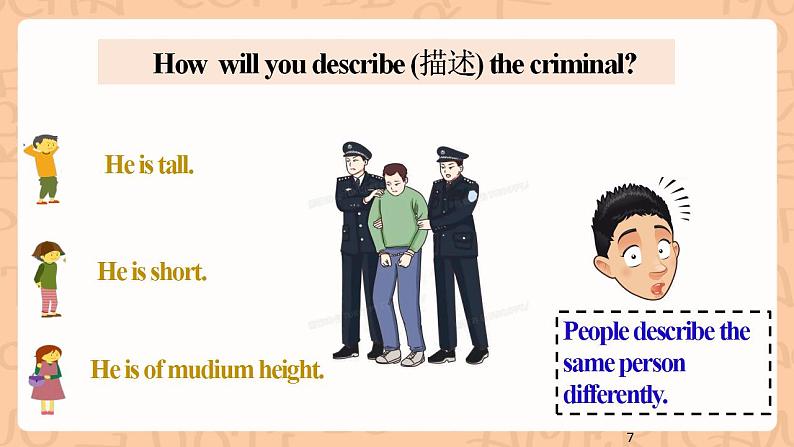 人教新目标版英语七下Unit 9《 What does he look like?》SectionB 2a-2c 阅读课件+素材包07