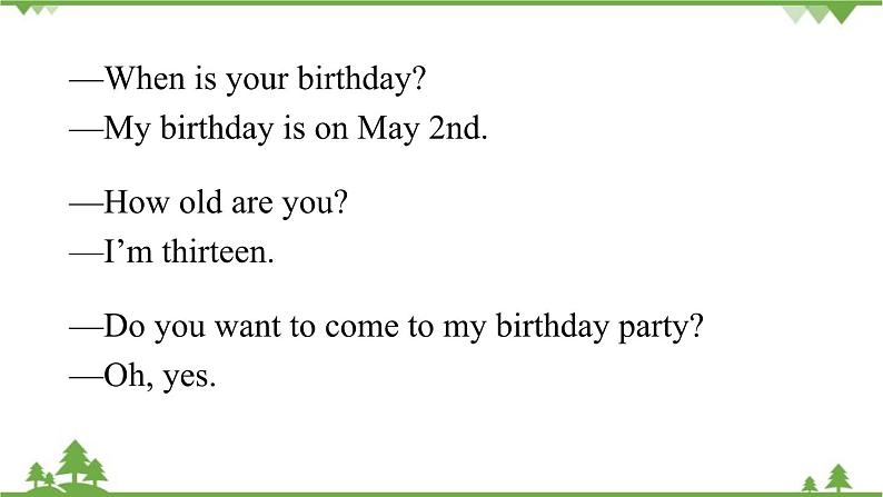 Unit 8 When is your birthday第一课时(SectionA1a-2e)第3页