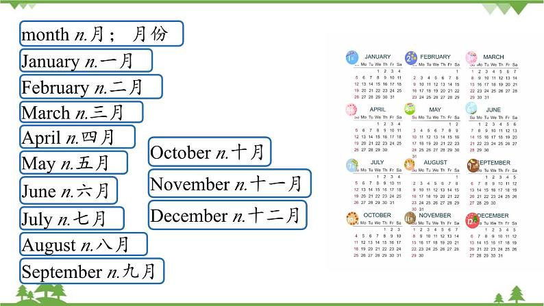 Unit 8 When is your birthday第一课时(SectionA1a-2e)第5页