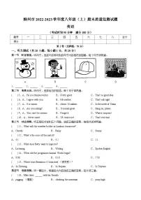 广西柳州市2022-2023学年八年级上学期期末质量监测英语试题