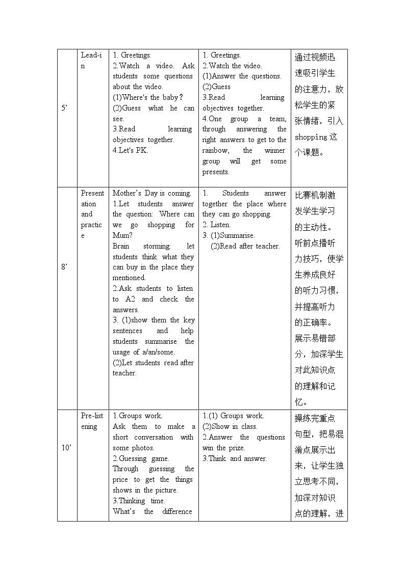 外研版英语七年级下册 Module5 Unit 1 What can I do for you (3) 教案02