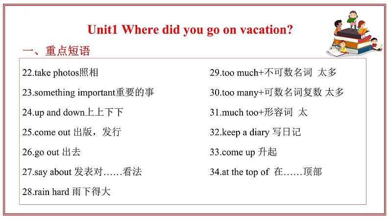 专题01 Unit 1-4 复习课件【考点串讲】-2023-2024学年八年级英语上学期期末考点全预测(人教版)第5页