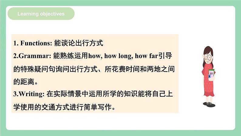【公开课】人教新目标版英语七下Unit3 《How do you get to school ?》 SectionB 3a-selfcheck 课件+视频02