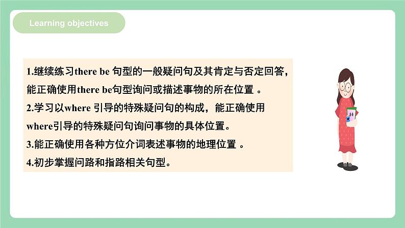人教新目标版英语七下Unit 8 《Is there a post office near here 》SectionA 2d&Grammar focus-3c课件第2页