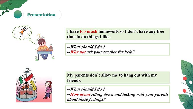 【核心素养目标】人教版初中英语八年级下册 Unit4 Why don't you talk to your parents? Section A 1a-1c教案+课件06