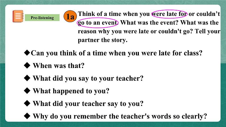 人教新目标八下英语 Unit 5 《What were you doing when the rainstorm came》 Section B 1a-1d 同步课件+音视频08