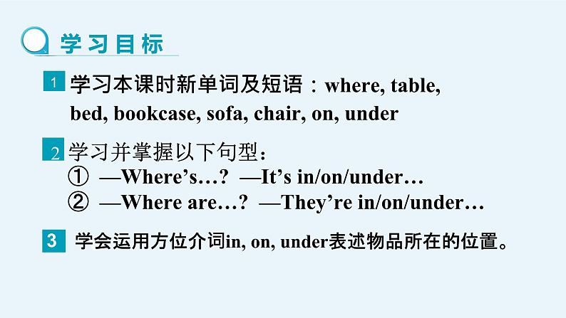 Unit 4 Where’s my schoolbag Section A 1a-1c 课件第2页
