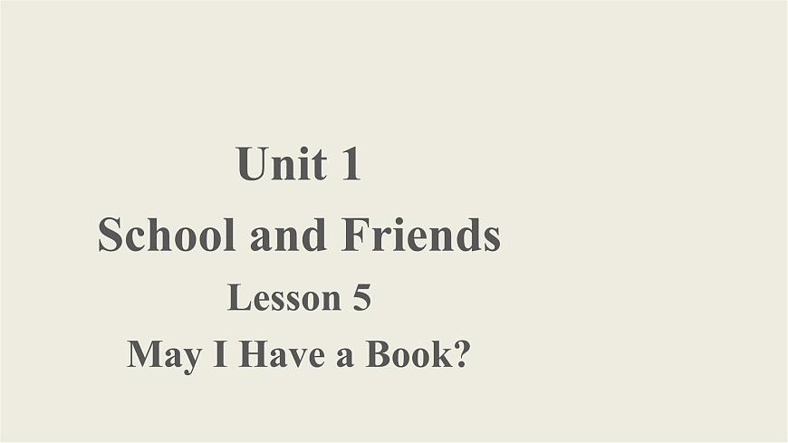 2023-2024學(xué)年英語冀教版七年級上冊 Unit 1 Lesson 5 課件（七上）第1頁