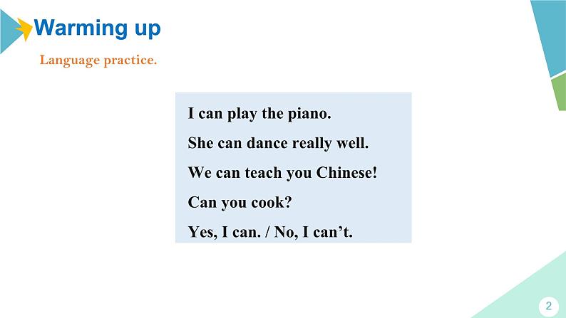 外研版七年级英语下册课件 module 2 Unit 3 Language in use(课件)第2页