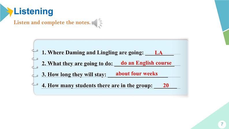 外研版八年级英语下册 Module7 Unit 1 Please write to me and send me some photos!(课件)07