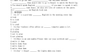 英语八年级上册Unit 3  Language in use .课后作业题