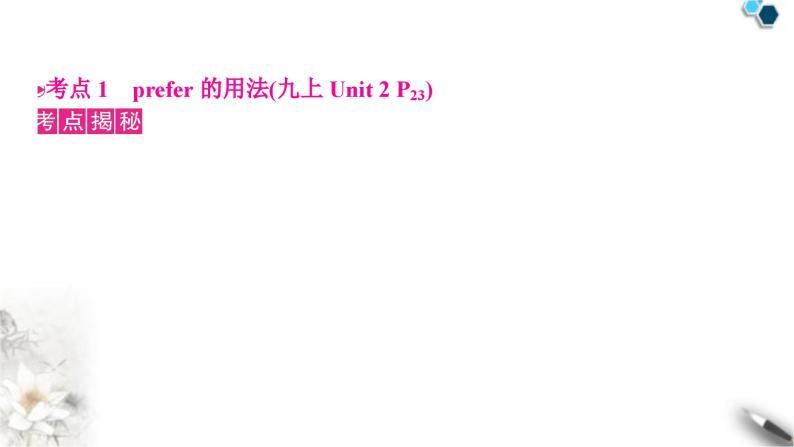 中考英语复习考点精讲十三九年级(上)Units1－2教学课件03