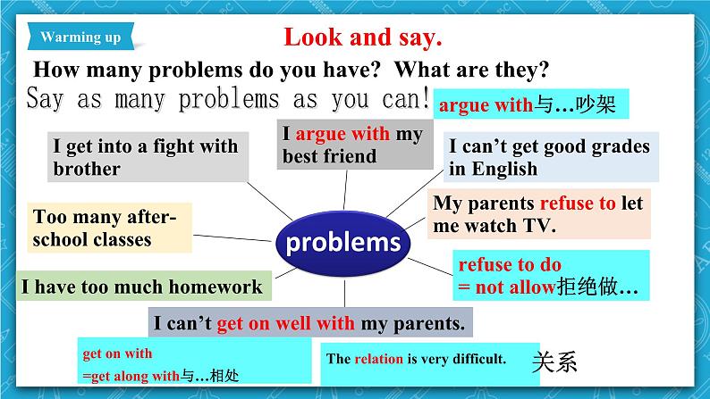 人教新目标版英语八年级下册Unit 4《 Why don't you talk to your parents》Section A 3a-3c课件+音视频+ 语言点精讲精练(含答案)04