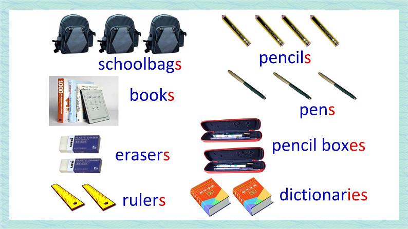 人教版七年级英语上册课件 Unit 3 Is this your pencil?第1课时(Section A 1a-1c)05