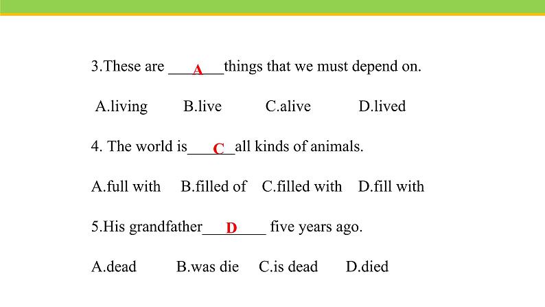 Unit 8 Lesson 47 Connected to Nature 课件 冀教版英语八年级下册05